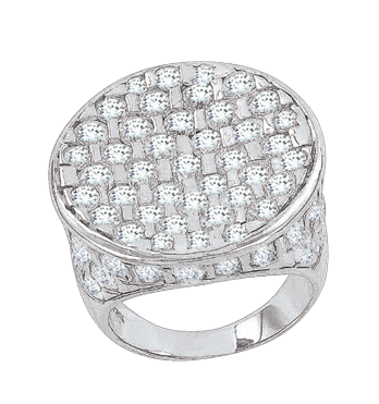 Damenring, Silber 925° , Zirkonia, Größen 16,0 mm - 19,5 mm Damenring, Silber 925° , Zirkonia, Größen 16,0 mm - 19,5 mm