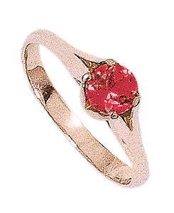 Damenring Rotgold mit Rubin 509/dr 16,0mm - 19,5mm Damenring Rotgold mit Rubin 509/dr 16,0mm - 19,5mm