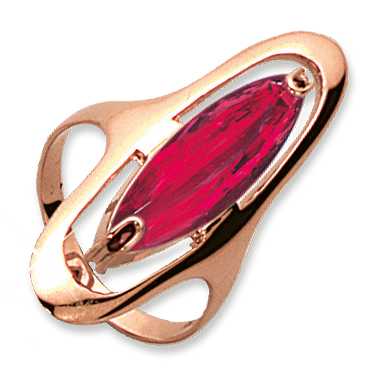 Damenring, Rotgold 585° , Rubin, Größen 16,0 mm - 19,5 mm Damenring, Rotgold 585° , Rubin, Größen 16,0 mm - 19,5 mm