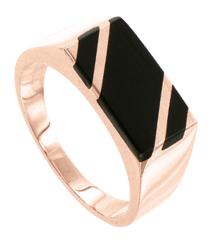 Siegelring, Rotgold 585°, Onyx, Größen 19,0mm - 23,00 mm Siegelring, Rotgold 585°, Onyx, Größen 19,0mm - 23,00 mm