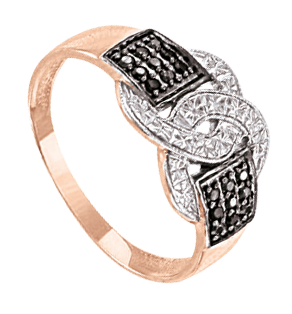 Damenring, Rot- / Weißgold 585°, ZirkoniaGrößen 16,0 mm - 19,5 mm Damenring, Rot- / Weißgold 585°, ZirkoniaGrößen 16,0 mm - 19,5 mm