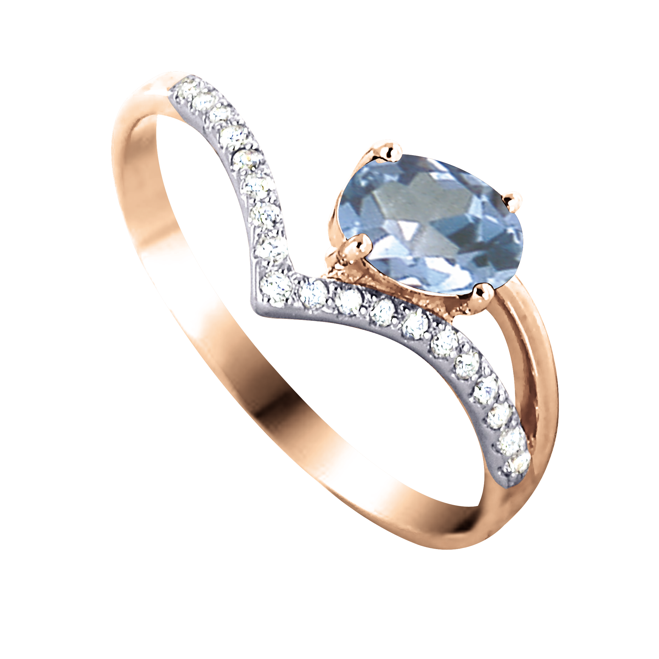 Damenring aus Rotgold 07165847, Größen 16,0mm - 19,5mm Damenring aus Rotgold 07165847, Größen 16,0mm - 19,5mm