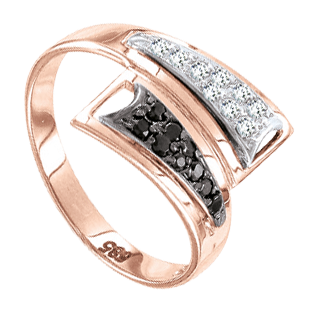 Damenring Rotgold mit Zirkonia 9166/dr 16,0mm - 19,5mm Damenring Rotgold mit Zirkonia 9166/dr 16,0mm - 19,5mm